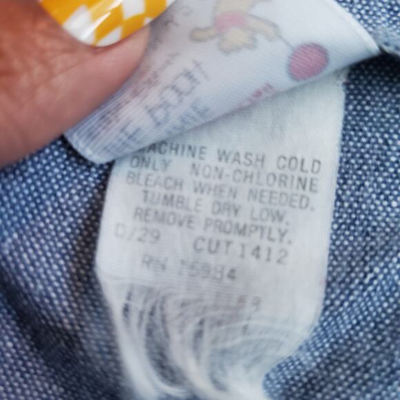 VTG 80s Disney Winnie the Pooh Colorblock Dress Size 2T - Picture 6 of 6